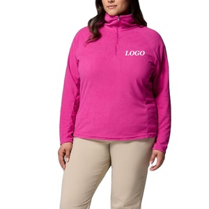 Sweat-shirt à col montant zippé / Vêtement décontracté Design moderne pour femme Pull pour commandes en gros Design de haute qualité 2026 Couleur unie - Product Image 1