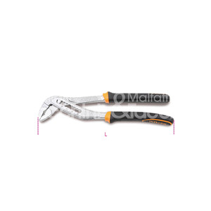 BETA ADJUSTABLE PLIERS ART. 1048BM Closed <b>hinge</b> Bi-material <b>handle</b> - Product Image 1