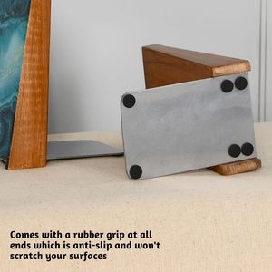 Serre-livres en laiton personnalisé élégant pour tenir des livres décoratifs vente en gros de haute qualité pour la décoration intérieure - Product Image 6