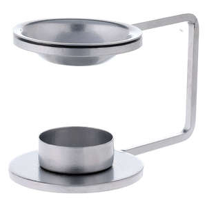 Quemador de incienso con acabado plateado de calidad impresionante, cuenco ajustable, fragancia de aire, soporte de incienso religioso, Quemador de aceite indio hecho a mano - Product Image 6