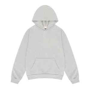 เสื้อฮู้ดดี้ผ้าฝ้ายแบบกำหนดเองสำหรับผู้ชายและผู้หญิง เสื้อสเวตเชิ้ตทรงหลวมพิมพ์ลายสำหรับวันสบายๆ - Product Image 2