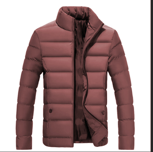 Men <b>Thick</b> Puffer Jacket Winter Warm Hooded Coat Lightweight Windproof <b>Quilted</b> Outerwear for Outdoor and Casual Wear - Product Image 5