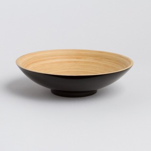 Versatile dessert serving <b>bowls</b> set eco-friendly spun bamboo <b>bowl</b> <b>salad</b> <b>server</b> sets at competitive rates - Product Image 1