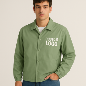 Chaqueta Deportiva Moderna Personalizada para Hombre |   Carcasa Resistente al Agua con Cintura Ajustable con Cordón y Interior Forrado |   Proveedor de Chaquetas OEM - Product Image 1