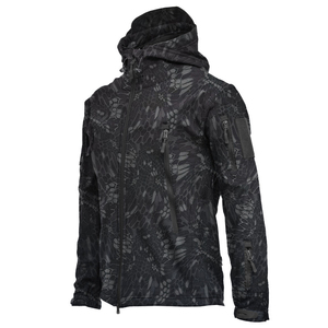 High Quality Men's <b>Waterproof</b> <b>Warm</b> <b>Jacket</b> Custom Logo Softshell Windbreaker Canvas Casual Rain Softshell <b>Jackets</b> OEM Design - Product Image 3