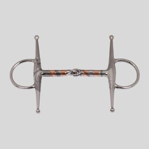Vente en gros de mèches d'équitation Western à joint unique en acier inoxydable de la meilleure qualité Embouchure à anneau en cuivre Produit OEM ODM pour chevaux - Product Image 1