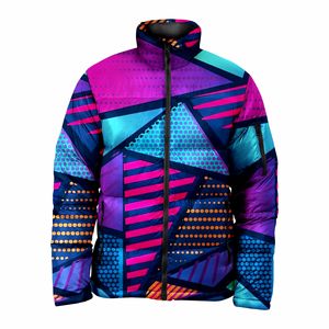 Chaqueta acolchada de Impresión digital personalizada con gráfico personalizado para hombre, ropa, chaqueta Bomber, abrigos - Product Image 3