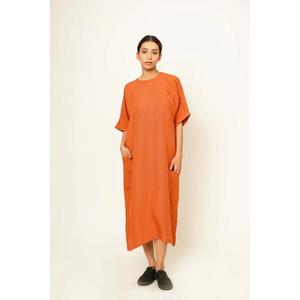 Robe d'été décontractée pour femmes, longueur au sol, en coton, style gothique, à fleurs, manches courtes, coupe ample - Product Image 2