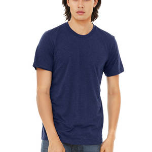 BELLA + CANVAS BC3001 Unisexe Manches Courtes Jersey Ras Du Cou Élégant T-Shirt Port & Company Hommes 50/50 Coton/Poly T-shirt Avec Logo - Product Image 6