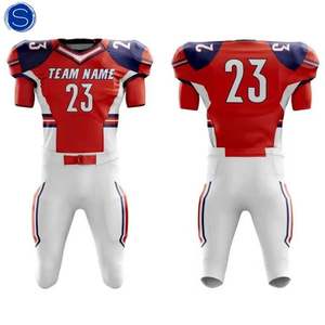 Uniforme de football américain de haute qualité Best-seller Taille XL Sublimation Technique Number Pattern Tops - Product Image 3
