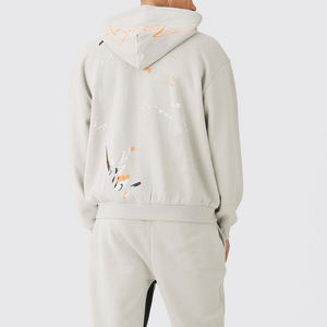 Chándal de calle personalizado 2025 para hombre, conjunto de 2 piezas, pantalones de chándal acampanados, conjunto de Sudadera con capucha para correr, chándal para hombre, chándal con serigrafía - Product Image 4