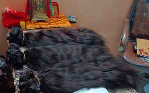 Naturel Temple 100% Cheveux Humains Indiens Meilleure Qualité Propre Cheveux Humains Indiens Vendeur 100% Cheveux Humains Grossiste - Product Image 3