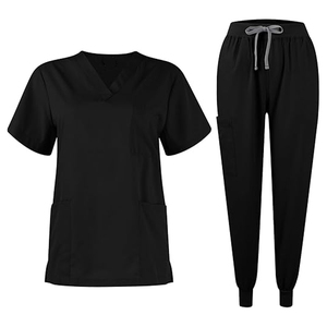 Custom Logo Scrubs Uniforms Sets Durable Women Anti-Wrinkle Medical <b>Tunic</b> & Pants Set Wholesale - Product Image 4