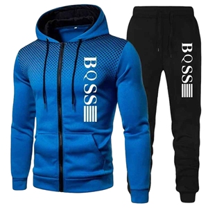 Chándal elegante para hombre, ajuste cómodo para entrenamiento, Fitness, uso diario y salida informal - Product Image 3