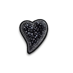 แฟชั่นปักมือลูกปัดเข็มกลัดดอกไม้สีแดง - Product Image 4