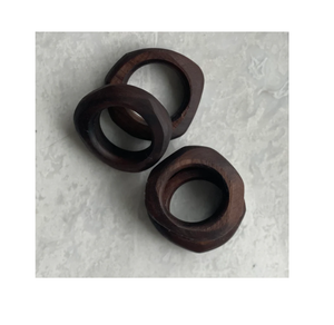 Accessoires décoratifs en bois de conception populaire porte-ronds de serviette look élégant articles de fête meilleur produit de conception - Product Image 2