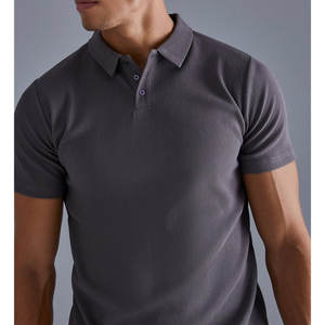 High Quality Breathable Men's Summer Polo <b>Shirts</b> Short Sleeves Custom Embroidered Logo Men's Polo <b>T</b>-<b>Shirts</b> - Product Image 5