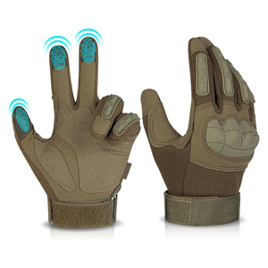 Guantes Deportivos de Carreras al Por Mayor a Precio de Fábrica, Nuevo Diseño, Logotipo Personalizado Corto, Color Negro, Antideslizantes, Dedos Completos, Poliéster y Nailon - Product Image 2