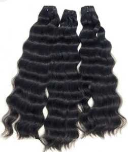 Mèches de cheveux indiens bruts ondulés non traités Remy, qualité supérieure, couleur naturelle, double trame, doux, 100% cheveux de donneur, permables - Product Image 4
