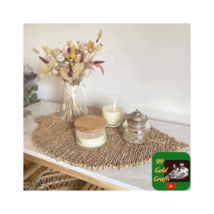 Tapis en jonc de mer tissé tressé pour la décoration du sol, parfait pour une utilisation intérieure et extérieure, ajoute de la texture à la décoration intérieure - Product Image 4