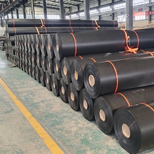 LDPE <span class=keywords><strong>HDPE</strong></span> <span class=keywords><strong>geomembrane</strong></span> LLDPE lót 45milhdpe ao lót kênh nước lưu trữ đập fishtunnel thủy lợi hồ chứa hồ bơi bể - Product Image 1