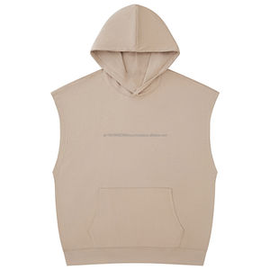 Sweat-shirt à capuche oversize en tissu 400 g/m², style streetwear, personnalisable avec logo, coupe ample, OEM - Product Image 5