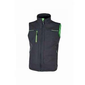 U-POWER Saturne Asphalte Gris Vert U-4 Tissu Gilet Vêtements de Sécurité - Product Image 1