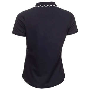 Polo Femme Manches Courtes Haute Qualité Coton Coupe Slim Col Festonné T-shirt Business Décontracté pour Golf et Tennis - Product Image 6