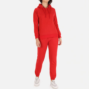 Conjunto Deportivo de Mujer, Ecológico, Estampado, de Manga Larga, Sudadera y Pantalones Deportivos, Cómodo, Transpirable, Color Sólido, OEM Disponible, Invierno - Product Image 1