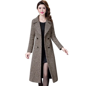 Long manteau d'hiver Offre Spéciale personnalisé coupe ample manteau uni à manches longues hiver dames Trench Coat pour les femmes - Product Image 1