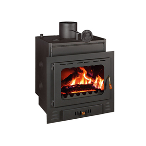 Cajas de fuego de inserción de leña de alta calidad modernas 7,3 kg/h Consumo de combustible 78.3% Estufas de precio de fábrica de calefacción de bajo consumo - Product Image 1