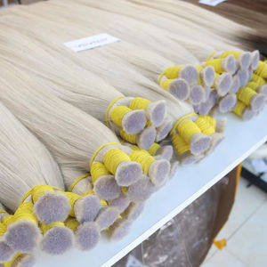 Impresionantes Extensiones de Cabello Humano Vietnamita Virgen al Por Mayor, 100g, Super Double Drawn, 60cm, Precio de Fábrica - Product Image 1