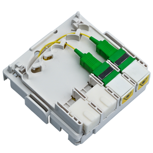 Boîtier de terminaison fibre optique intérieur 4 ports DIN à montage en rack OTB avec couvercle anti-poussière <span class=keywords><strong>FFTH</strong></span> Prise murale fibre optique 4 cœurs - Product Image 3