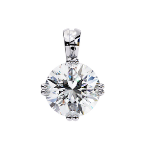 Magnifique pendentif pour femme en or 18 carats avec diamant de laboratoire - Product Image 3