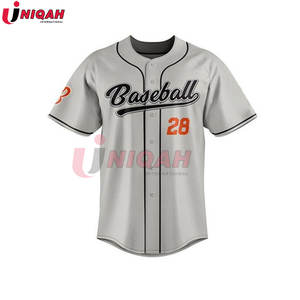 เครื่องแบบเล่นเบสบอลของผู้ชายชุดเล่นซอฟต์บอลพิมพ์ลายซับลิเมชันพลัสไซส์งาน OEM ออกแบบได้เองฤดูร้อน - Product Image 4