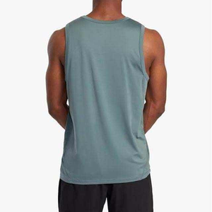 Fitness Tank con cortes laterales Diseño elegante para atletas Camiseta sin mangas de gran tamaño para hombre Loose Fit Urban Trendwear - Product Image 2