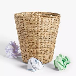 Trending product braided storage baskets water hyacinth fiber basket office home organization - Product Image 5