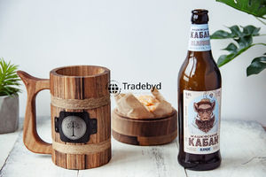 Tasse en bois écologique pour les amateurs de thé Large design naturel léger et durable par Tradebyd - Product Image 2