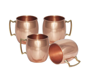 High Quality Copper Mug Handicrafts <b>Drinkware</b> <b>accessories</b> Unique Design Copper Mug Kitchenware Used - Product Image 4