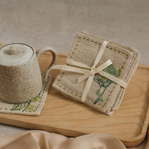 Posavasos único de algodón, bebidas absorbentes, regalos de inauguración de la casa de cumpleaños, decoración de mesa de salón de granja OEM - Product Image 4