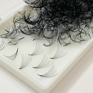 Promade fábrica al por mayor de alta calidad 7D C 0,10 8mm Mega volumen ventiladores prefabricados extensiones de pestañas postizas fáciles de usar Viet - Product Image 4