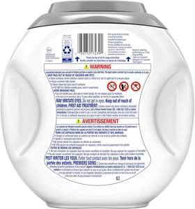 Cápsulas de Detergente para Ropa Tide PODS Free and Gentle Odor Refresh, 32 Unidades, Hipoalergénicas - Product Image 6