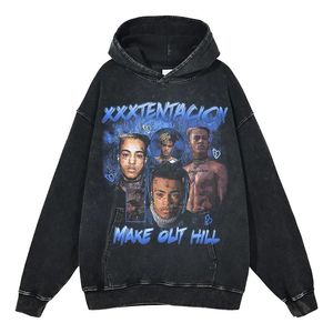 Sudaderas con capucha de lavado ácido de algodón 100% de alta calidad para hombres Impresión de logotipo personalizado Ropa de calle de gran tamaño para invierno Directo del fabricante - Product Image 6