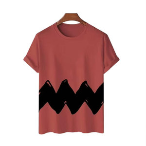 T-shirts grande taille promotionnels bon marché pour hommes, 3 panneaux de couleurs supplémentaires, T-shirts imprimés avec logo personnalisé pour hommes - Product Image 1