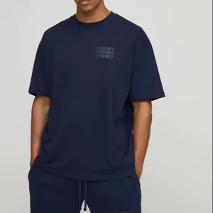 Camiseta Indigo 2025 con Estampado Personalizado, Camiseta de Cuello Redondo 100% Algodón, Talla Grande para Hombre, Estilo Urbano Premium, Transpirable y de Secado Rápido - Product Image 1