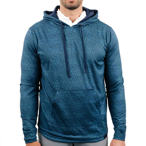 Sudadera con capucha personalizada con estampado de sublimación para hombre abrigo con logotipo bordado sudadera de lana suave ropa de trabajo Sudadera ligera de golf - Product Image 4