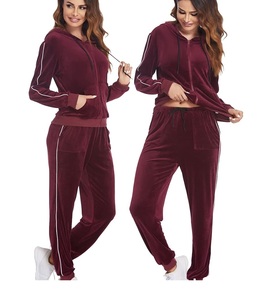 Ensemble de survêtements d'entraînement direct d'usine pour hommes, deux pièces en polaire, pour gym et fitness - Product Image 5