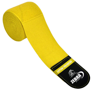 Nouvelles bandes de protection pour les mains en nylon et coton avec logo personnalisé, réglables par crochets et boucles, pour la boxe, style mexicain, 4m - Product Image 1