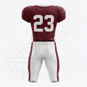 Conjunto de Uniforme de Fútbol Americano Hecho de Poliéster, Diseño Personalizado, Talla Grande, Ropa Deportiva para Hombre - Product Image 2