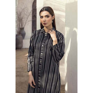 Chemise décontractée teinte en fil WGK-YDW-DY-2964 avec taille naturelle et caractéristique respirante - Product Image 3